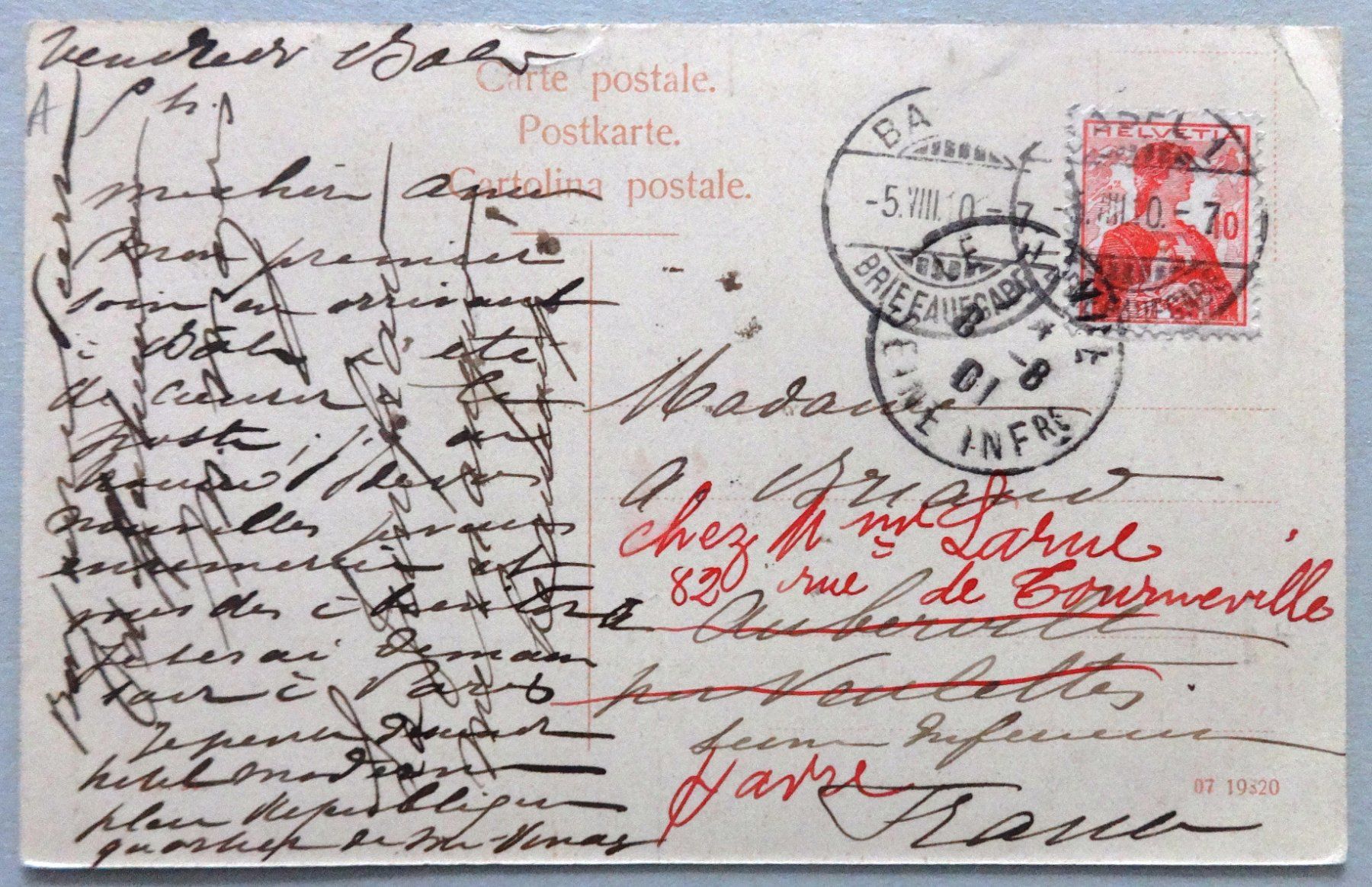 Cartoline postali: Basel, Rathaus – Usato da Fétigny venduto da Billy2miny 1