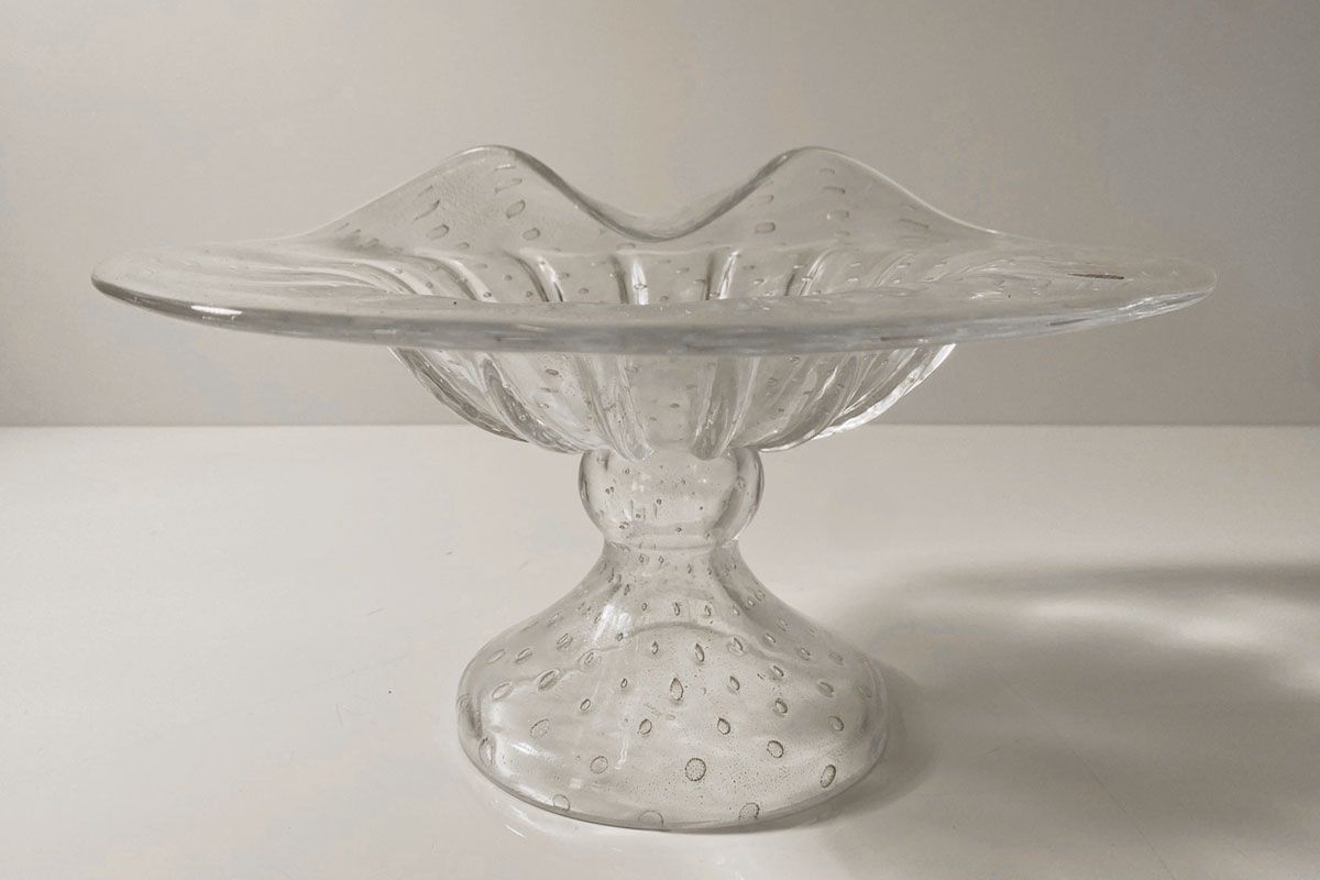 Murano Schalen: Murano Glas Schale mit 24 Karat Gold Einschlüssen – Gebraucht aus Ballwil von ClassicGallery 6