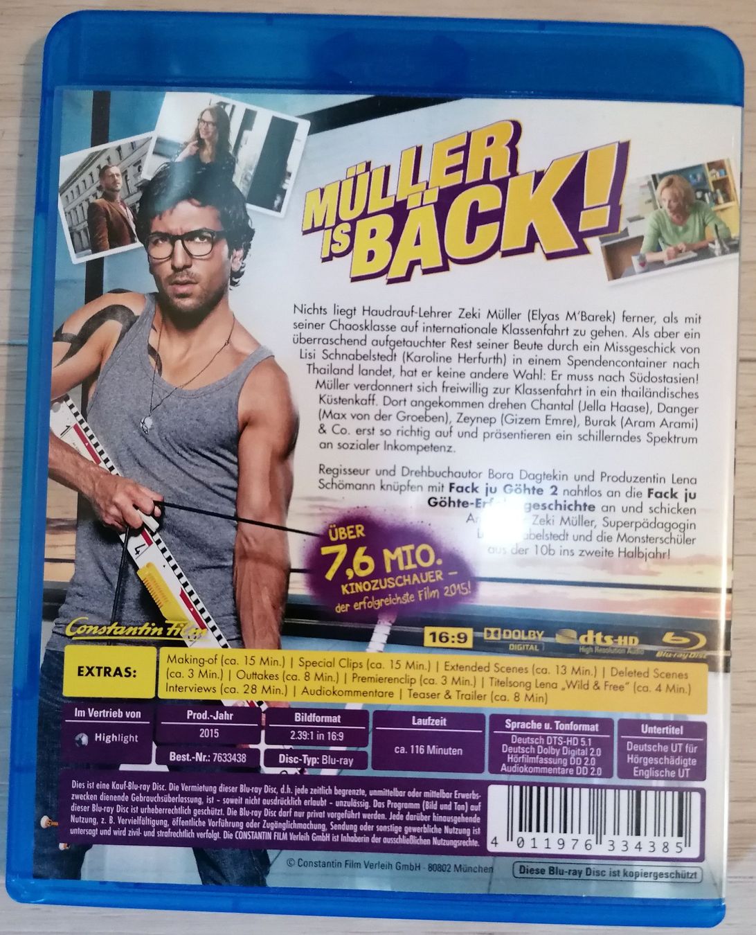 Tutti i DVDs: Fack ju Göhte 2 - Blu-ray – Usato da Oberurnen venduto da mackrokodile 1