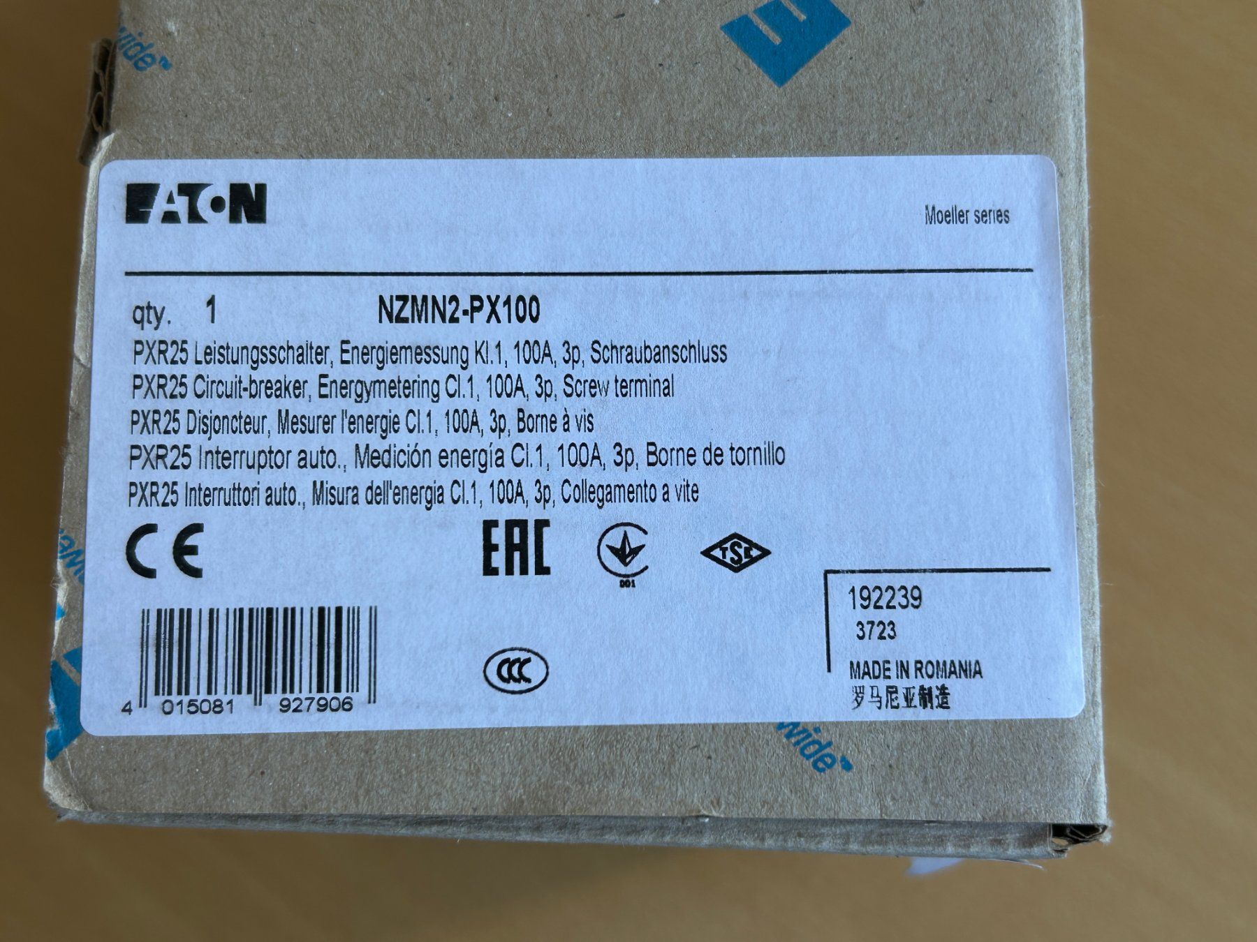 Eaton Interruttori: EATON Schalter NEU / OVP – Nuovo e nell'imballaggio originale da Zofingen venduto da Maschinenfabrik 3