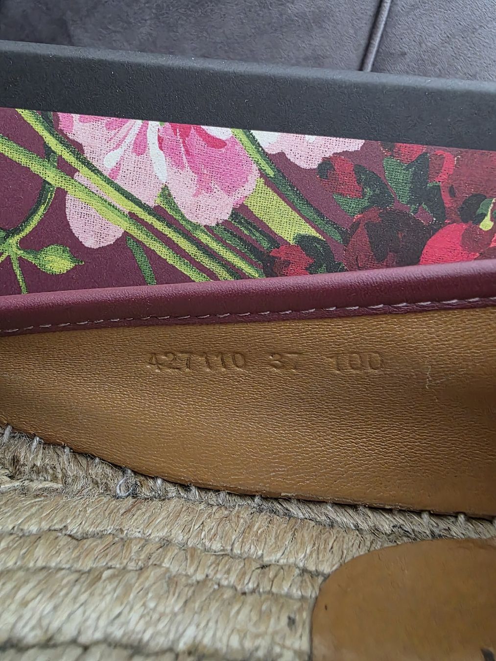 Gucci Damenschuhe: Gucci GG Supreme Blooms Printed Canvas Espadrilles. – Gebraucht aus Oftringen von JG__4 4