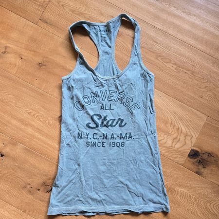 Sommerliches Converse All Star Top, Grösse XS, Grau