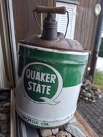 Oelkanne Quaker State, 5 Gallonen, sehr schön