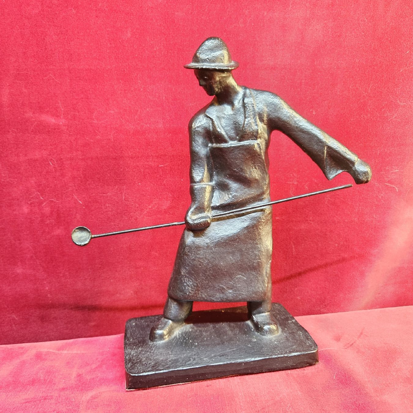 Figuren: Eisengiesser ca. 6,5 Kg , Figur aus Eisen – Gebraucht aus Bözberg von L-G