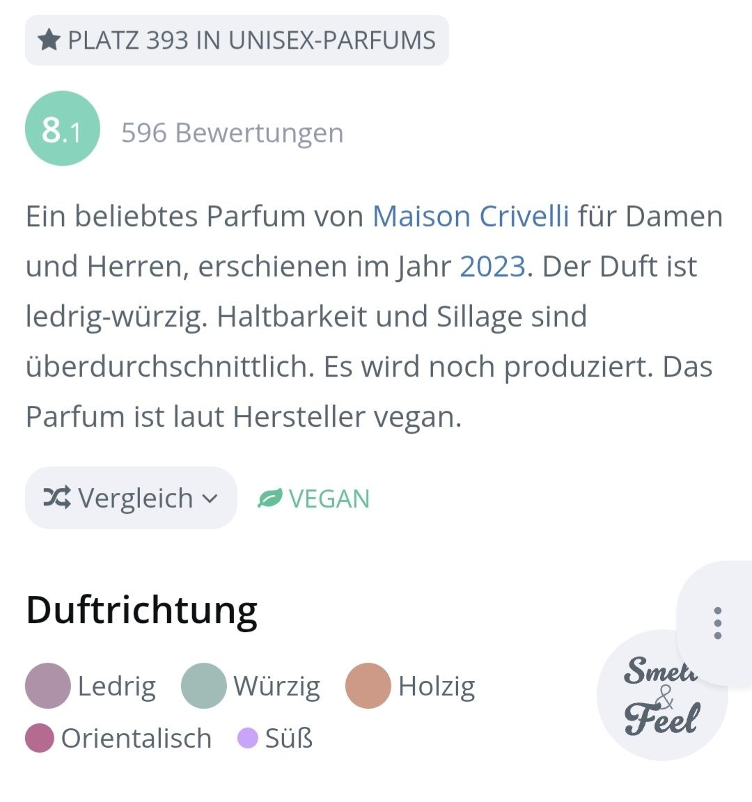 Profumi & Eau de Toilette: 2 ml OUD STALLION MAISON CRIVELLI EXTRAIT ABFÜLLUNG – Nuovo (secondo la descrizione) da St. Gallen venduto da CaliSunshine 2