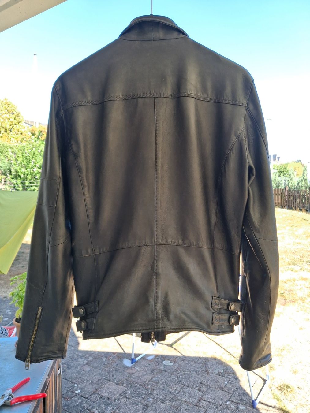 Jack & Jones Giacche: Schwarze Lederjacke Jack&Jones Grösse L – Usato da Pfäffikon ZH venduto da Maluk 1