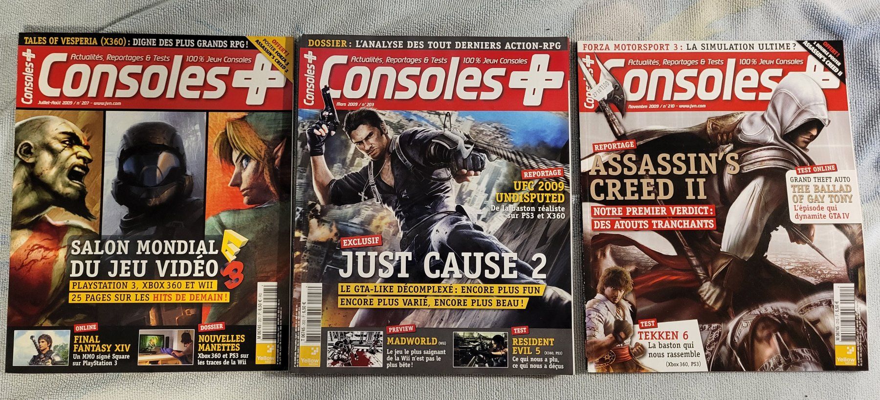 Riviste & Magazine: CONSOLE+ 2009 - 5 Numéros - 201-203 / 207 / 210 – Usato da Sonvilier venduto da Takou