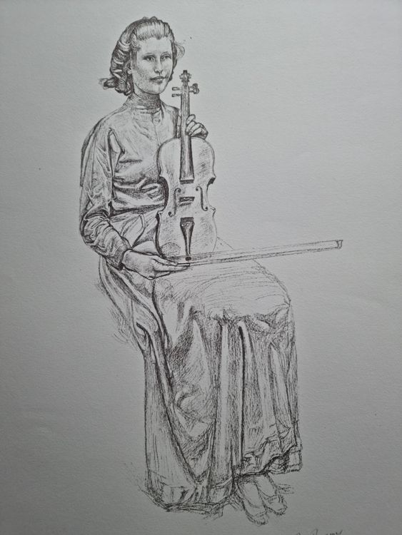BODMER PAUL LITHOGRAPHIE SIGNIERT NUMMERIERT 1