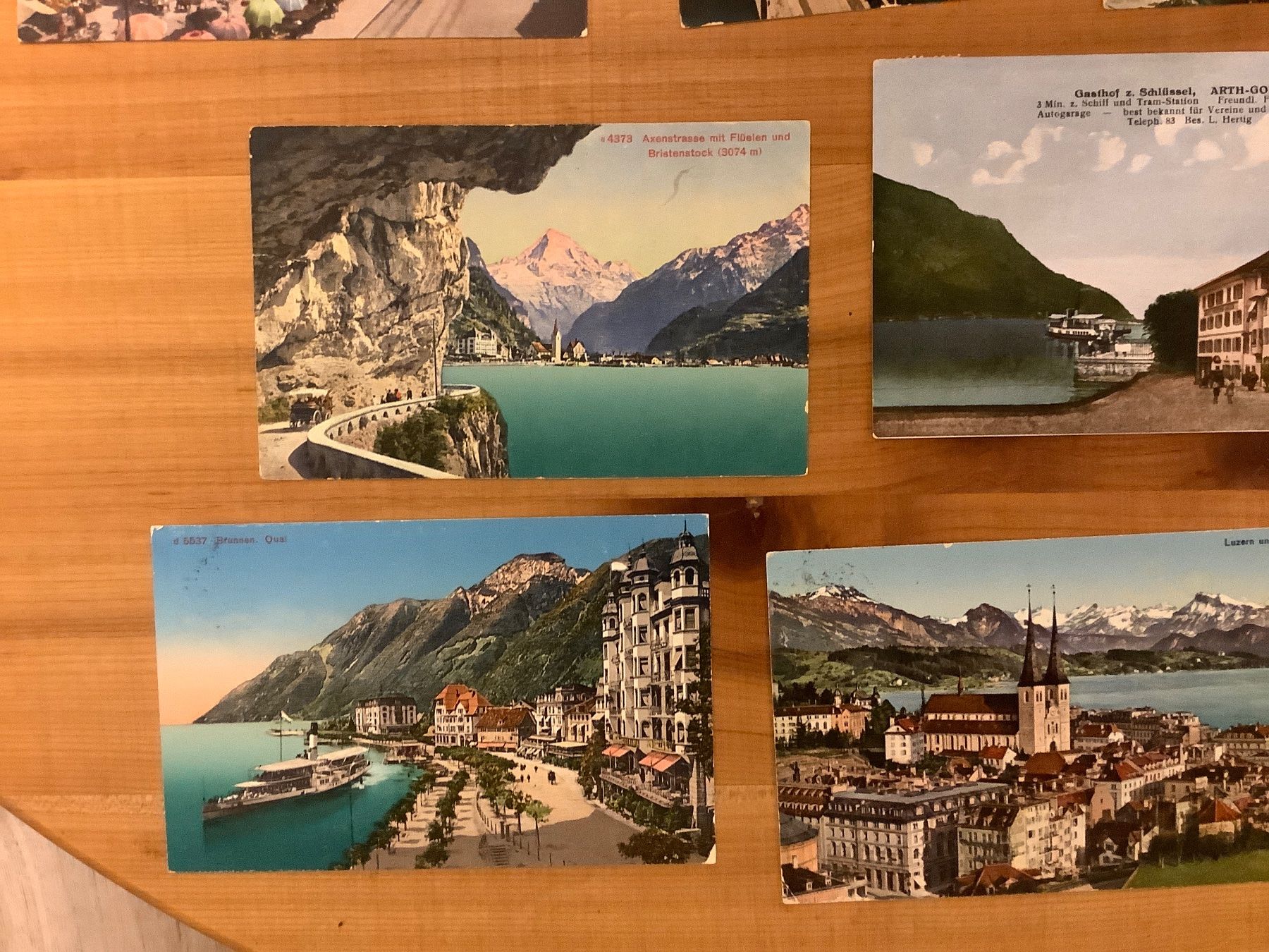Cartoline postali: 11 gelaufene Ansichtskarten Schweiz 1906 - 1926 – Usato da St. Gallen venduto da herbrig2 3