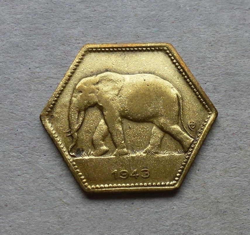 Tutti le monete: Belgisch-Kongo ++ 2.- und 5.- Francs – Usato da Walkringen venduto da Casablanca777 2