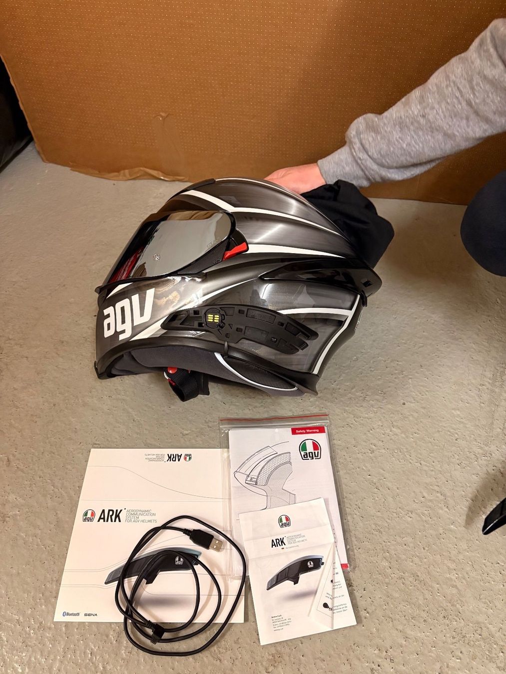 AGV Caschi & visiere: AGV Motorradhelm Grösse S55-56- 67/87 – Usato da Luzern venduto da liv_9552 3