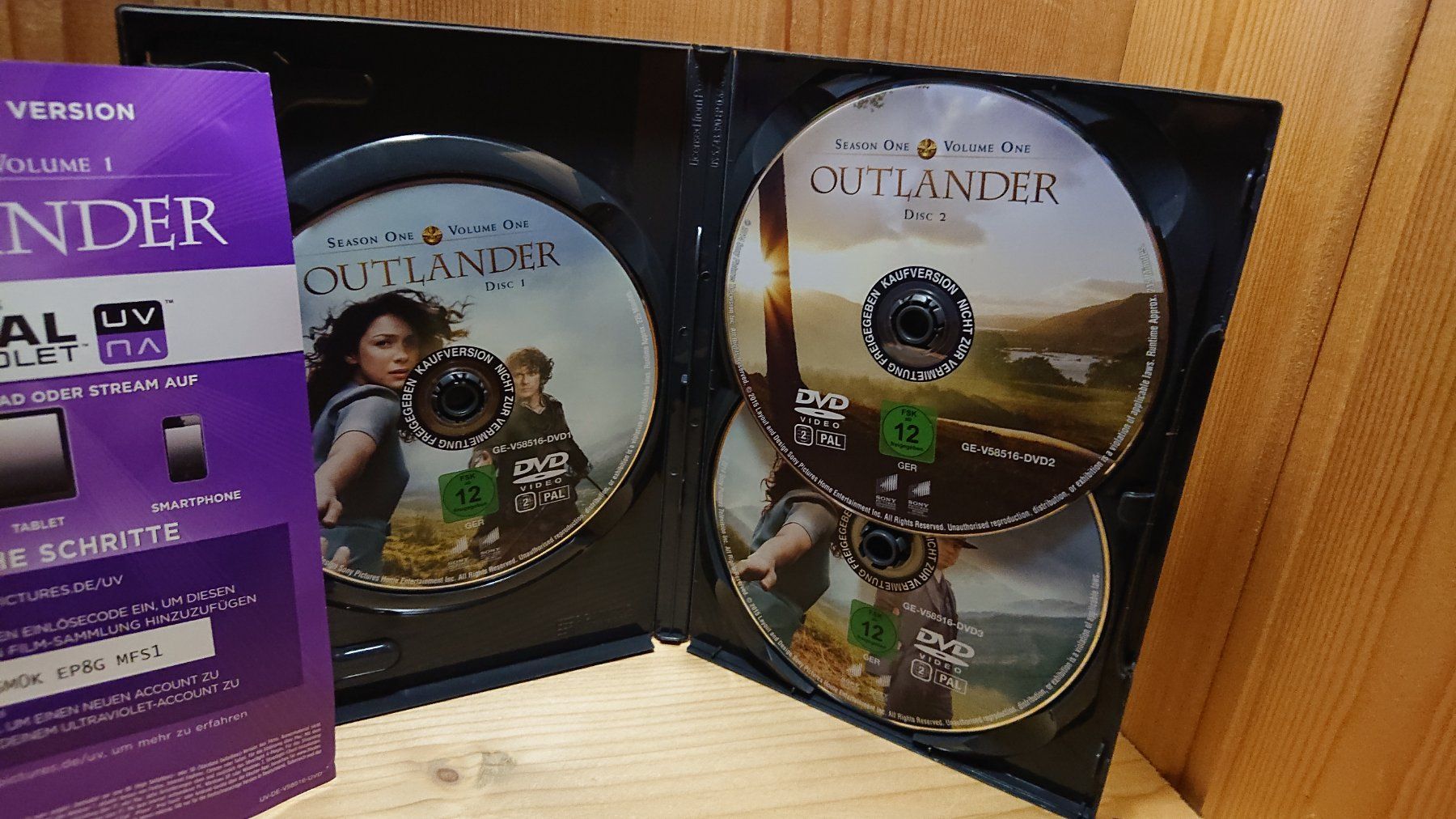 Tutti i DVDs: OUTLANDER Staffel 1 auf DVD – Usato da Wilderswil venduto da Exebub 2