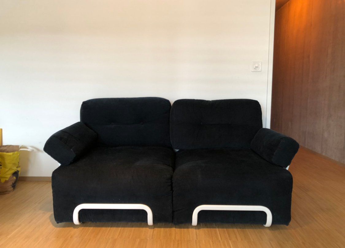 Sofas: 2er Sofa Manchester schwarz – D'occasion à Zürich par pat_5mww 1