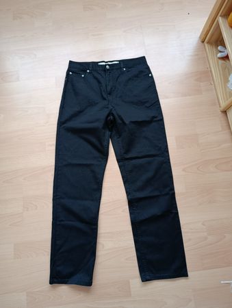 Go West Jeans schwarz Grösse 33/30 aus Baumwolle