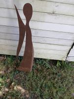 Rostige Metallfigur ca. 90cm hoch Gartendekoration Engel