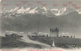 Rigi Kulm SZ Panorama con Alpi Bernesi