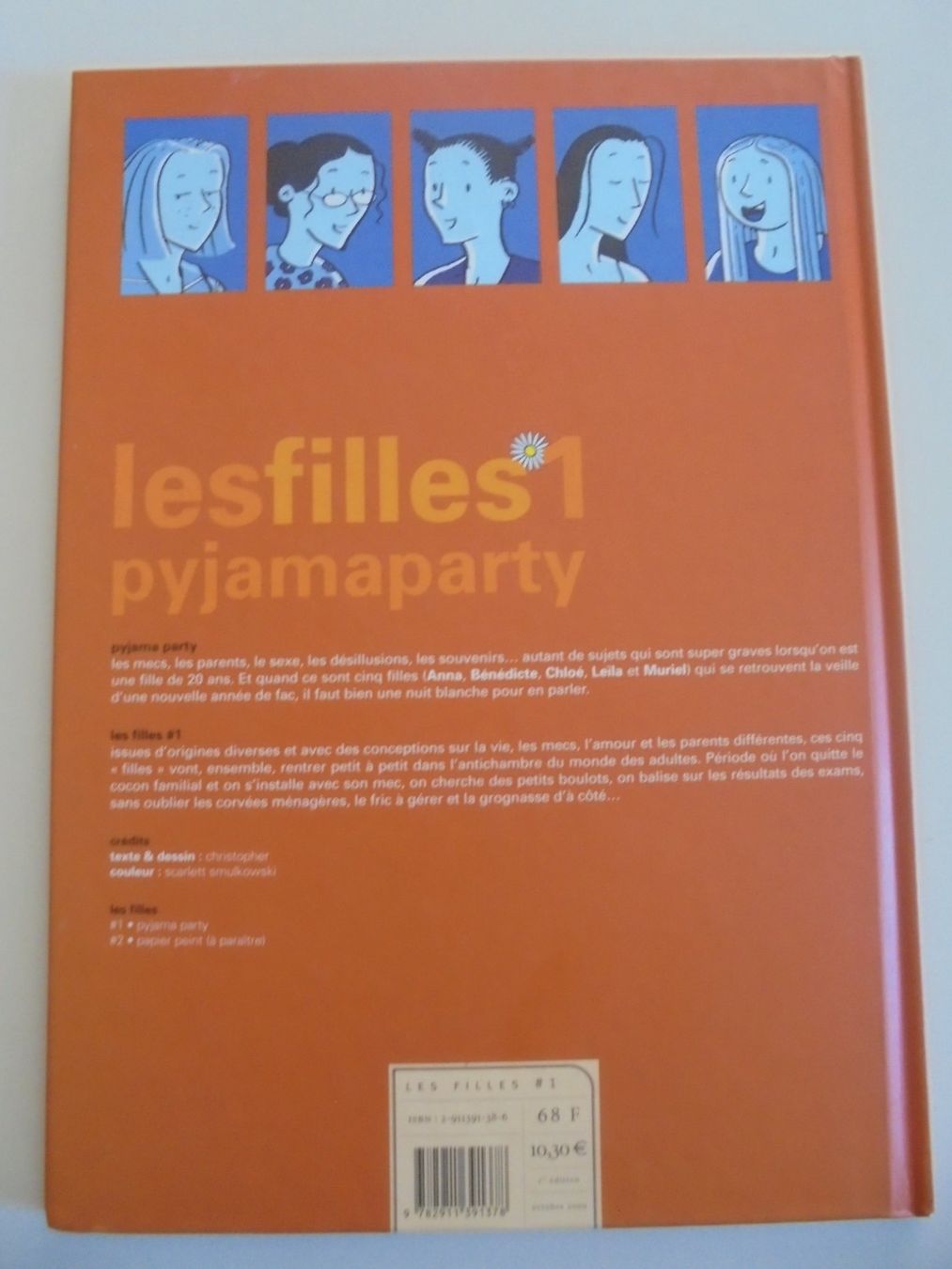 Fumetti: Les Filles " 1) Pyjama Party " édition originale 2000 – Usato da Eclépens venduto da Consuelo 1