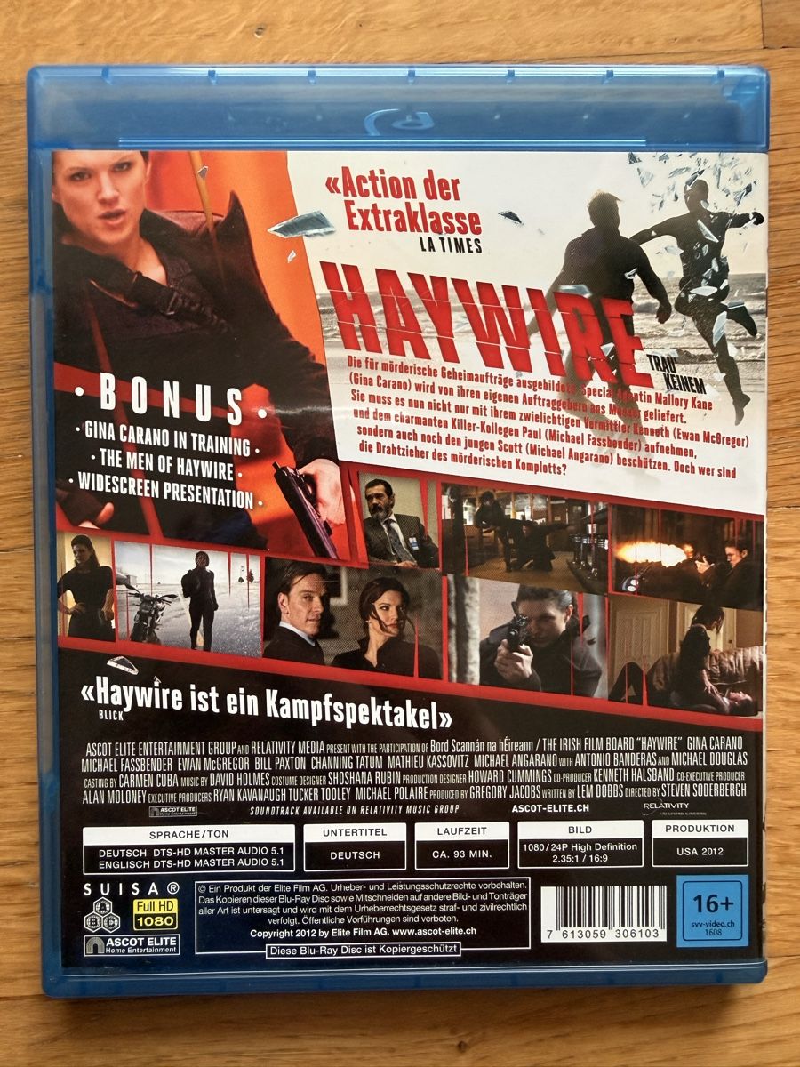 Tous les DVDs: Haywire (2011) Blu-ray – D'occasion à Kölliken par nerdorado 1