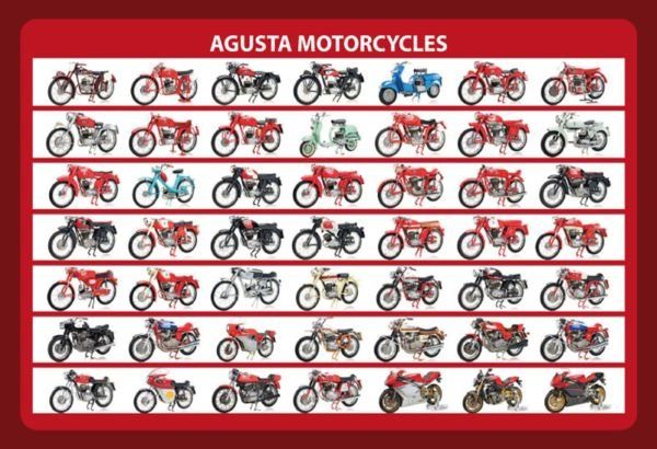 MV Agusta Insegne: Blechschild-AGUSTA MOTORCYCLES PARADE – Nuovo e nell'imballaggio originale da Rupperswil venduto da big-one-sale