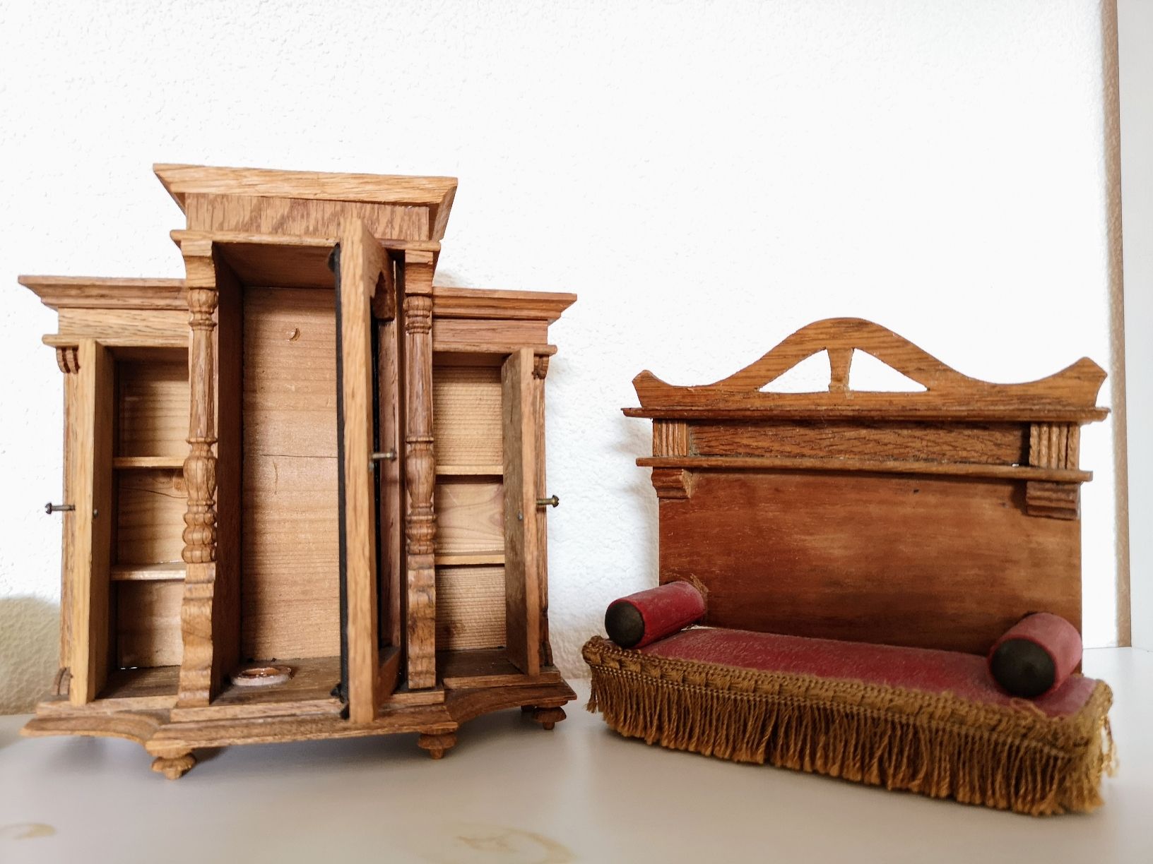 Case e mobili per bambole: Puppenstube Möbel, Antik, Holz – Usato da Berneck venduto da Schlings 2