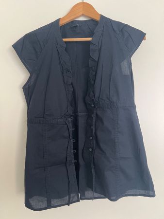 Kurzarm-Bluse von S. Oliver in Gr. 36