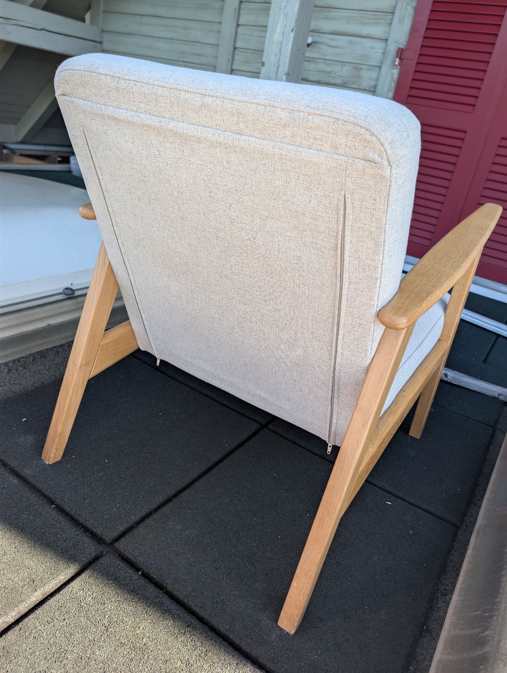 Ikea Poltrone: Ekenäset Sessel Eiche/Gunnared Beige – Usato da Neuendorf venduto da borns 4