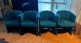 4er Set Cocktailsessel Rolf Benz Sessel Essstühle