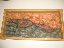 Aquarium Rückwand, Felswand Optik, Top Zustand, neu