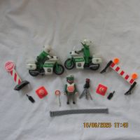Playmobil Polizei Motorräder mit Zubehör