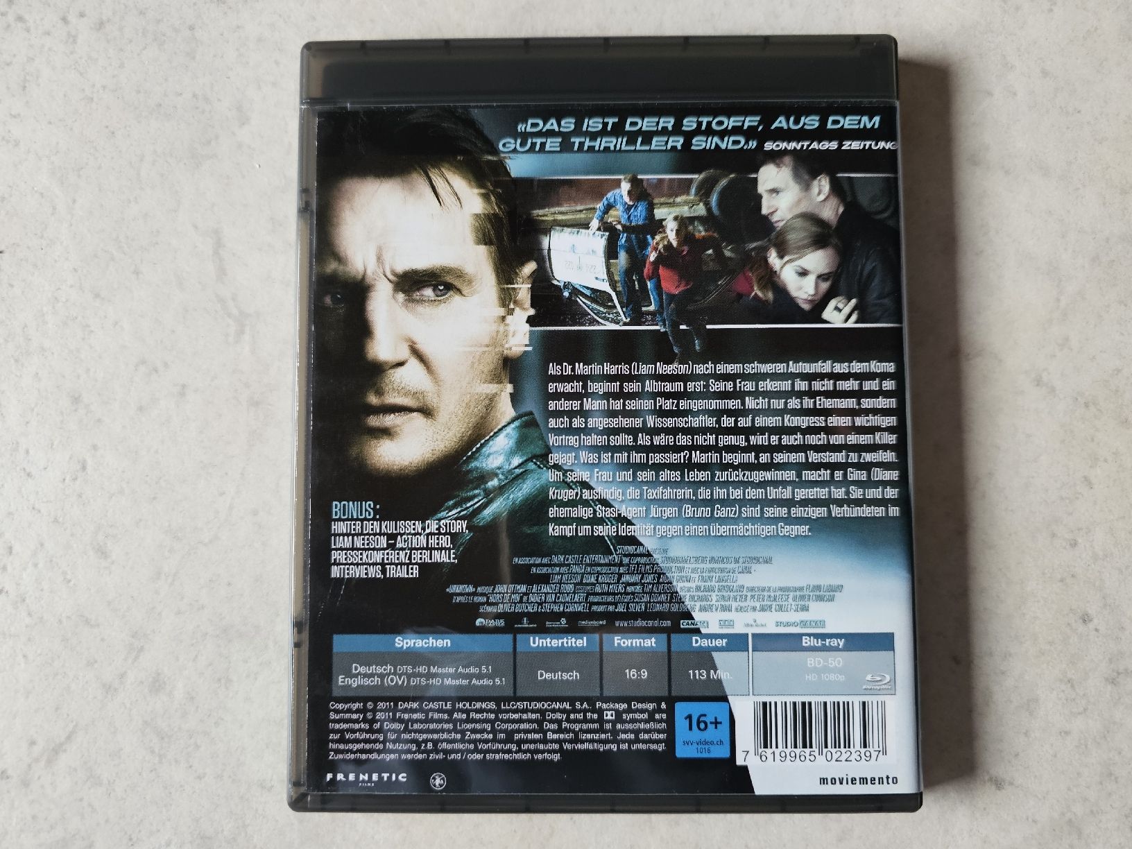 Tutti i DVDs: Unknown Identity  /  Bluray  (Liam Neeson) – Usato da Schneisingen venduto da backstore24 1