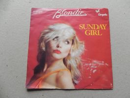 Single USA Punk Rock Band Blondie 1978 Hit : Sunday Girl