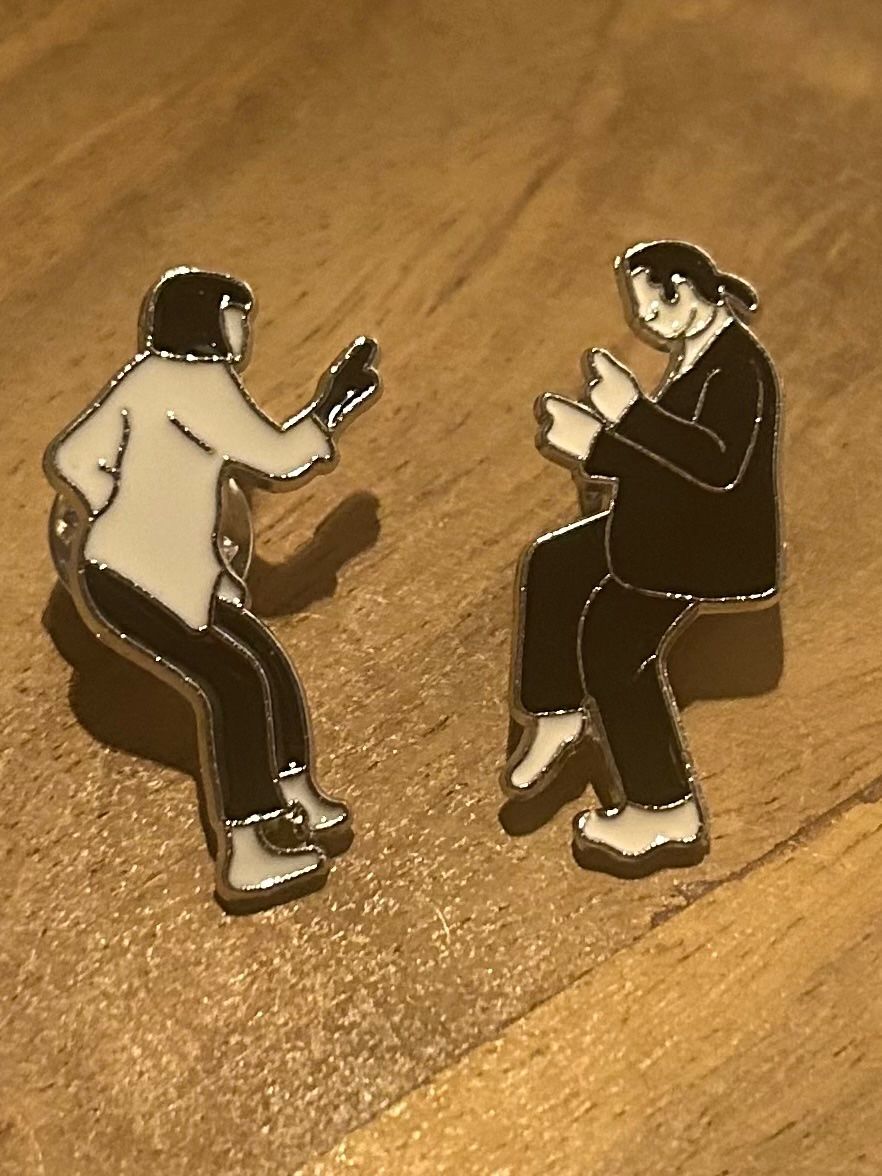 Placchette & Badge: 2x Pin   Pulp Fiction – Nuovo e nell'imballaggio originale da Geneve venduto da vane267
