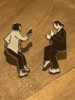 2x Pin   Pulp Fiction