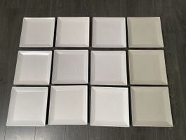 12 Teller  26x26cm