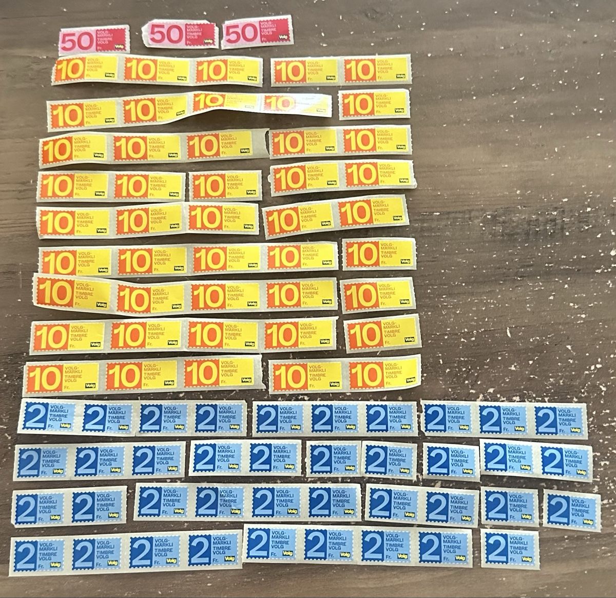 Volg Sammelmarken & -punkte: Volg Märkli - 678 Punkte – Neu (gemäss Beschreibung) aus Buus von 2019dp