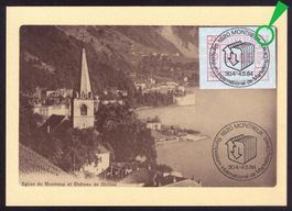 ATM 6_Sonder-VOLLSTEMPEL 30.4.-4.5.84 auf MK 1820 MONTREUX !
