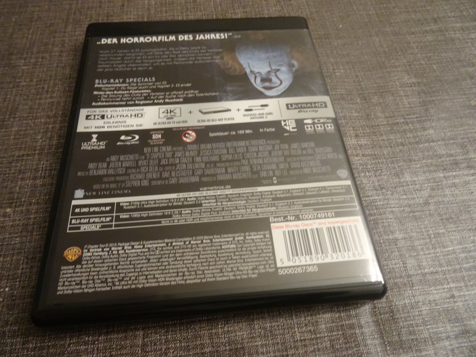 Alle DVDs: ES Kapitel 2 4K ULTRA HD UHD Blu-ray – Gebraucht aus Olten von Disc-Verkauf 3