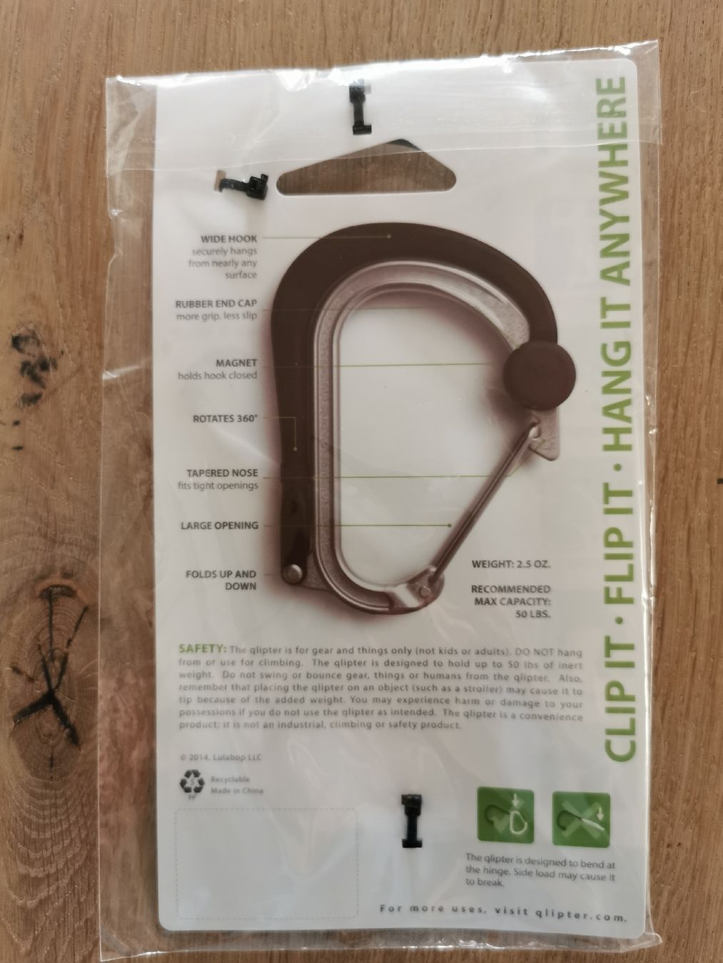 Attrezzatura da arrampicata: Robuster Karabiner mit grosser Öffnung – Nuovo e nell'imballaggio originale da Mumpf venduto da Mica1 2