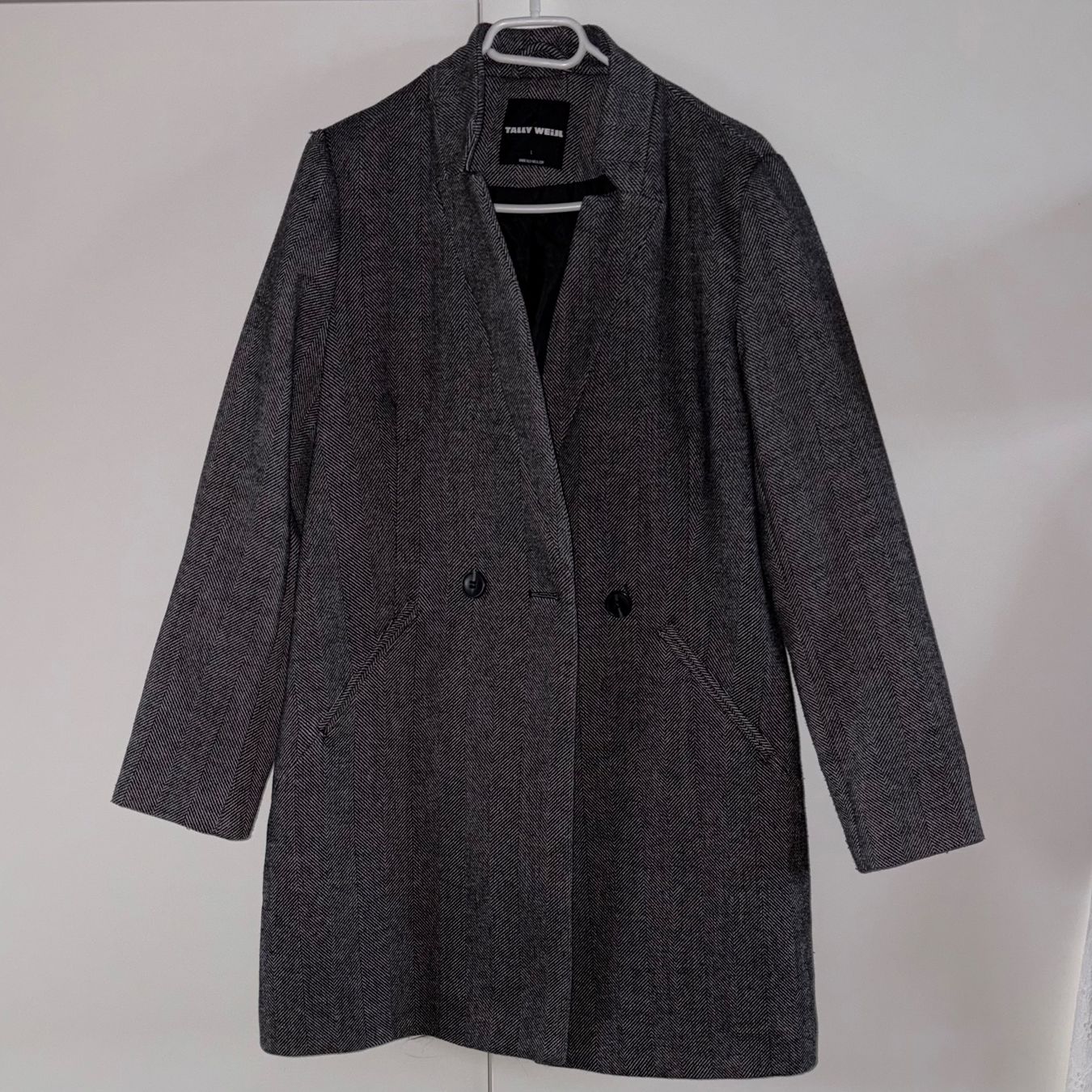 Tally Weijl Manteaux: Tally Wejil Mantel grau Grösse M/L – D'occasion à Lobsigen par s.elina