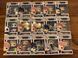 Funko Pop Sammlung, Jujutsu Kaisen, insgesamt 15 Figuren
