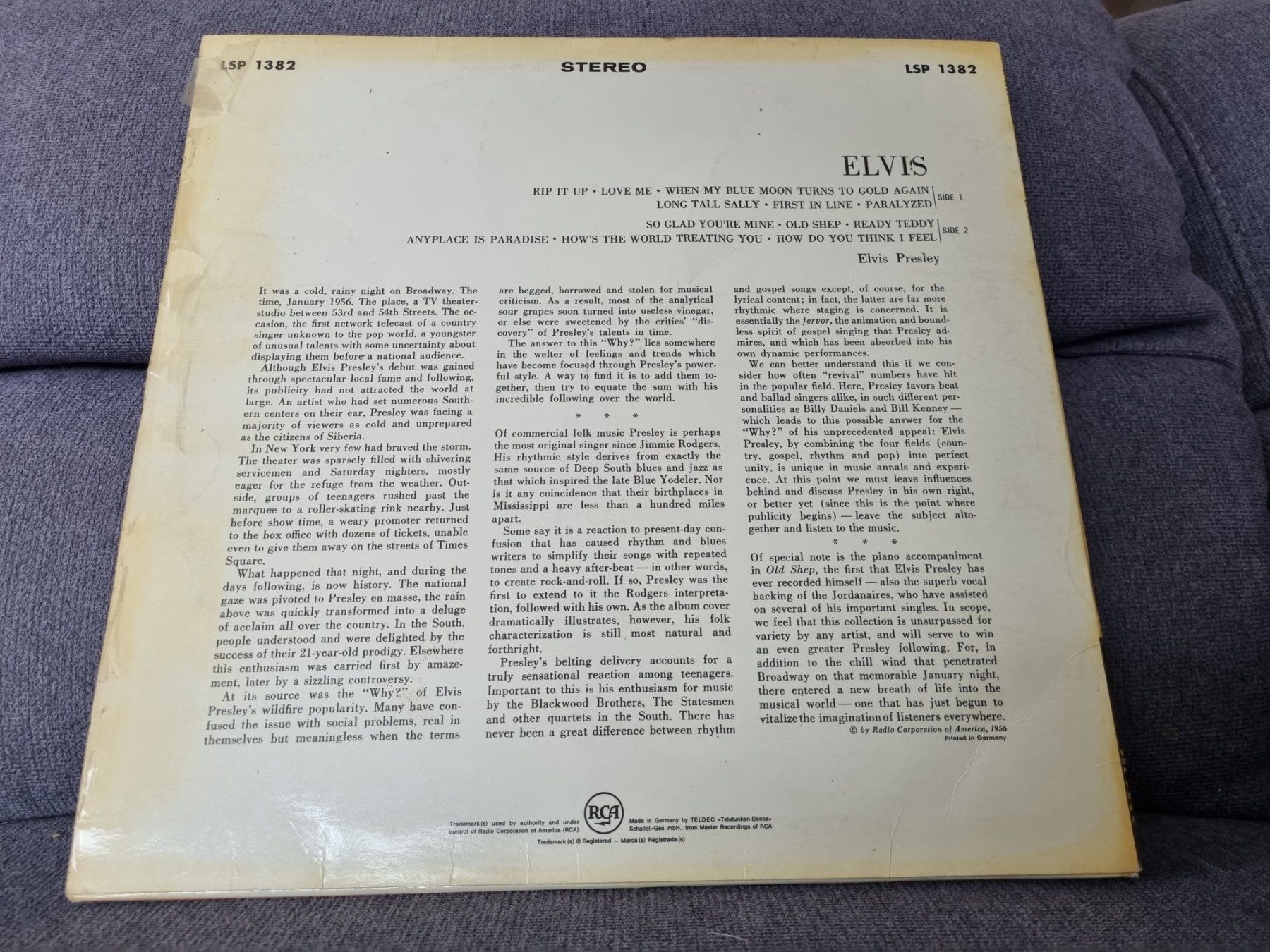 Dischi in vinile: Elvis Presley - Elvis - LP – Usato da Troistorrents venduto da Syrocks 1