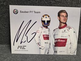 Original Signiert vom Markus Ericsson Sauber F1 Team Alfa Ro