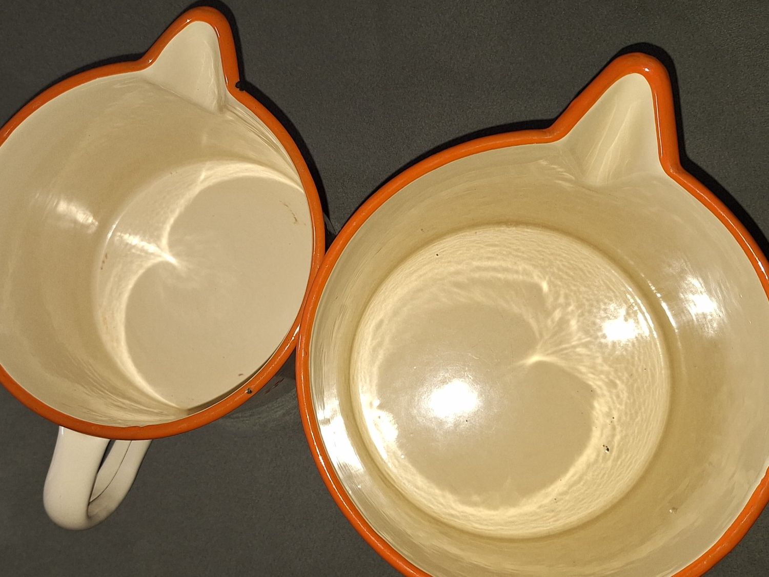 Set di piatti: Antikes Set Vintage Emaille Milchtopf , mega sweet – Usato da spreitenbach venduto da lumbalplatte 7