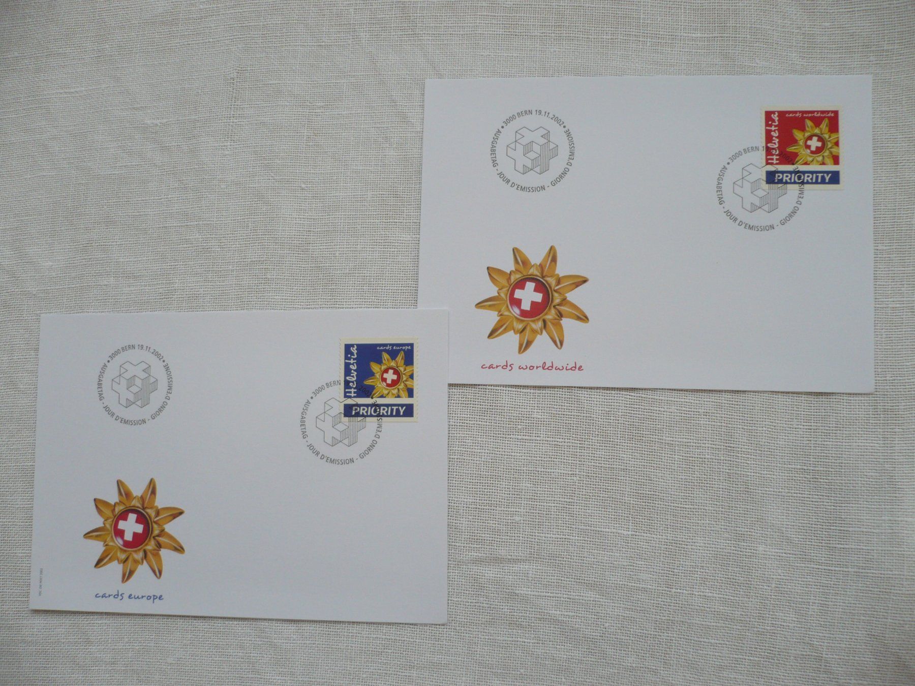 Tous les timbres: 2002 2 Tourismuskarten ET SBK 1069 - 1070 – D'occasion à Zürich par saltandpepper008