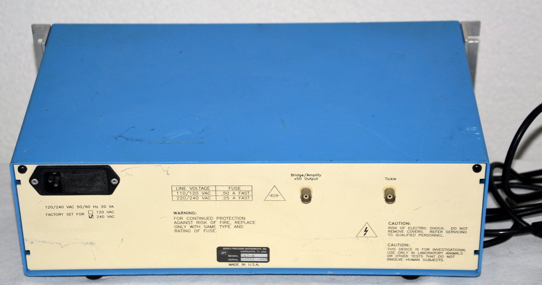 Misurare: Electrometer Intra 767 World Precision Instruments – Usato da Collonges venduto da arashee 4