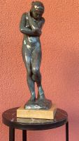 Bronzeskulptur nach Rodin, Bronze Eva Figur 46cm 5.3kg