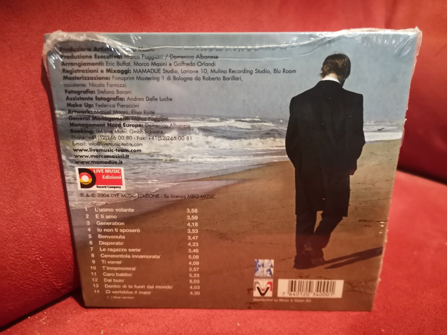 CD: Marco Masini CD Neu – Nuovo e nell'imballaggio originale da Zofingen venduto da noise123 1