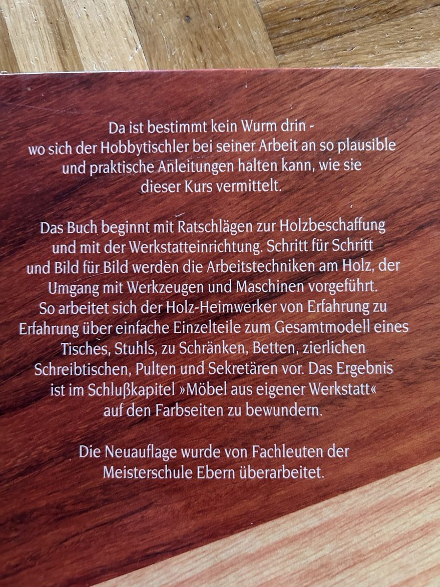 Libri: Der Hobby Tischler – Usato da Bern venduto da Dafi7 2