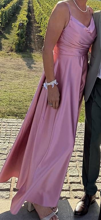 Kleider: Abendkleid altrosa GR 40 – Neu und originalverpackt aus Saas im Prättigau von cla_289l 2