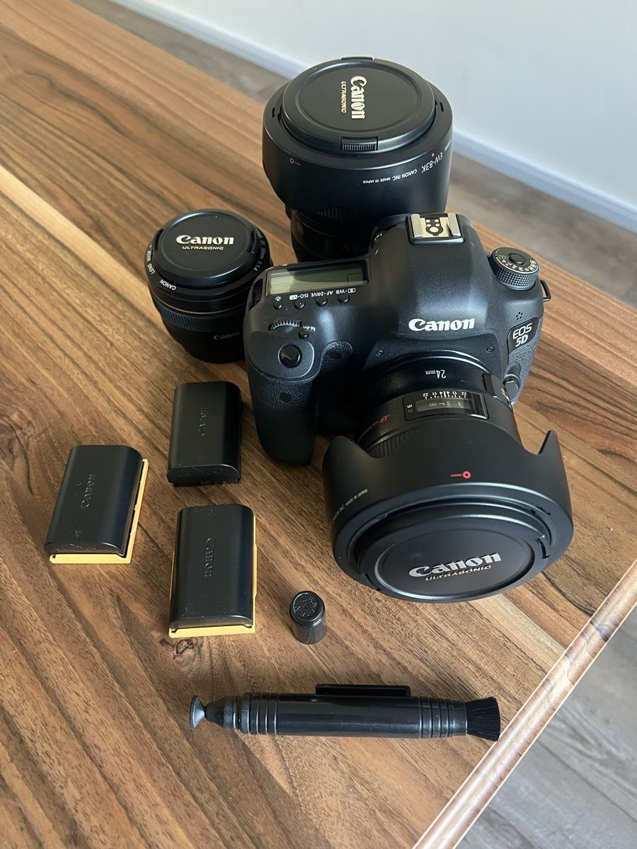 Canon Kamera: Canon EOS 5D Mark III mit 3 Objektiven und Tasche – Gebraucht aus Winterthur von palisander84